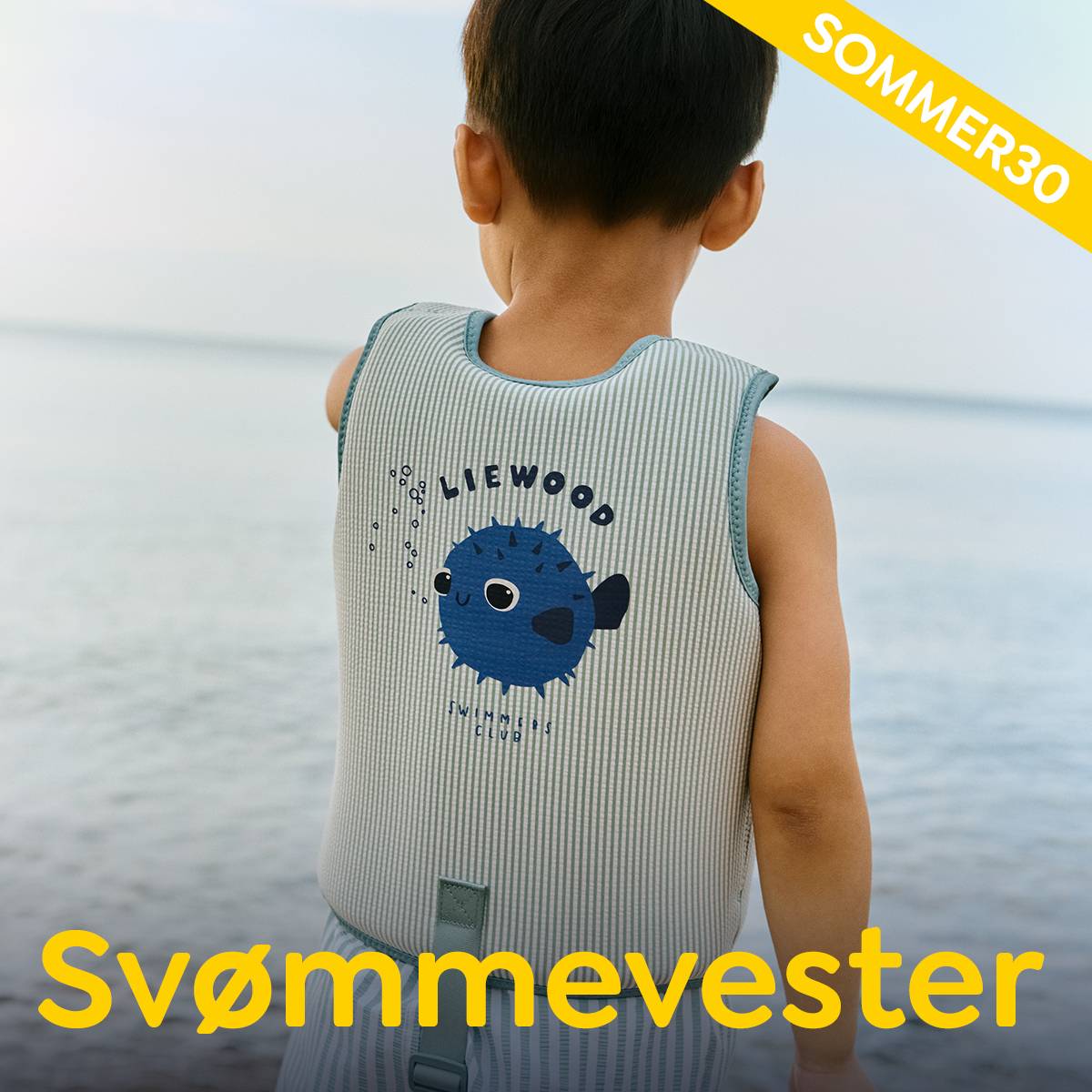 Svømmevester til barn som gir trygghet ved vann og på stranden