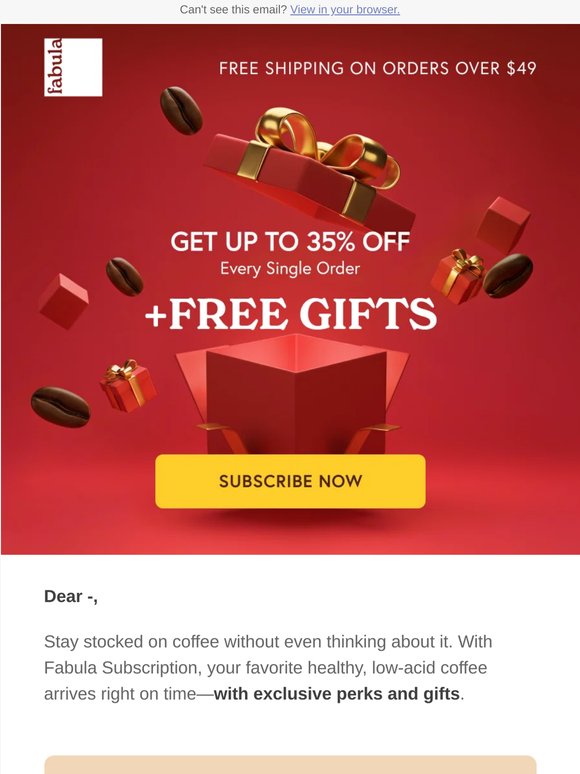 More Sips = 🎁 More Free Gifts