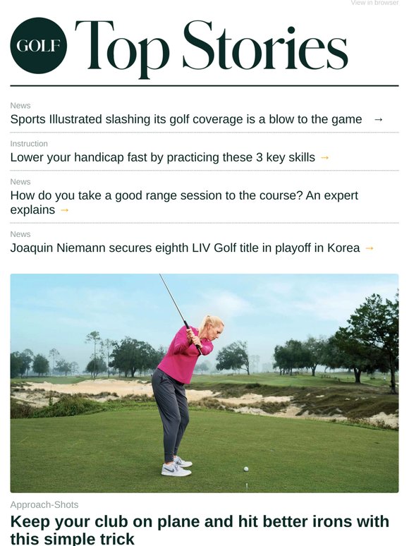 Hit better irons with this trick