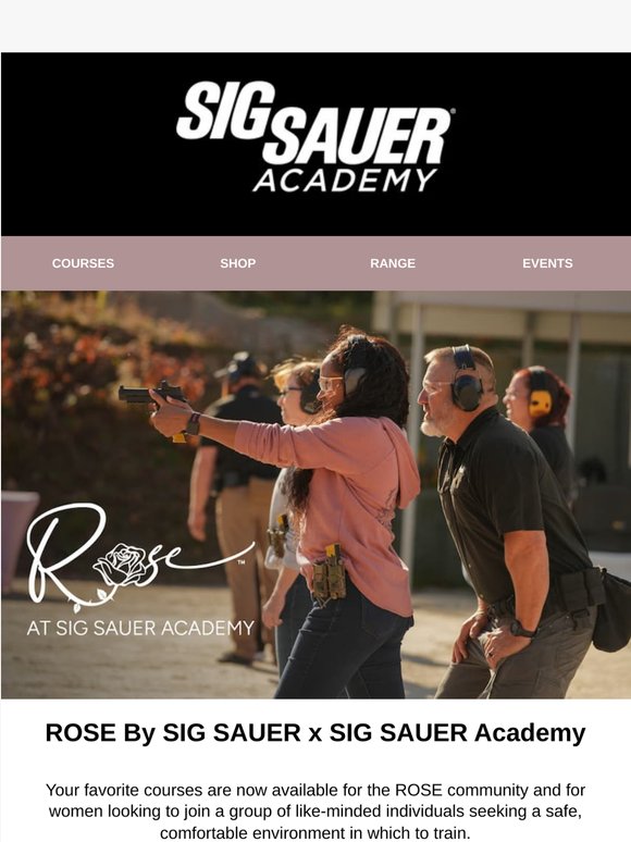 ROSE Courses Available at SIG SAUER Academy