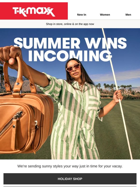 Ladies, you're in luck! Summer starts now