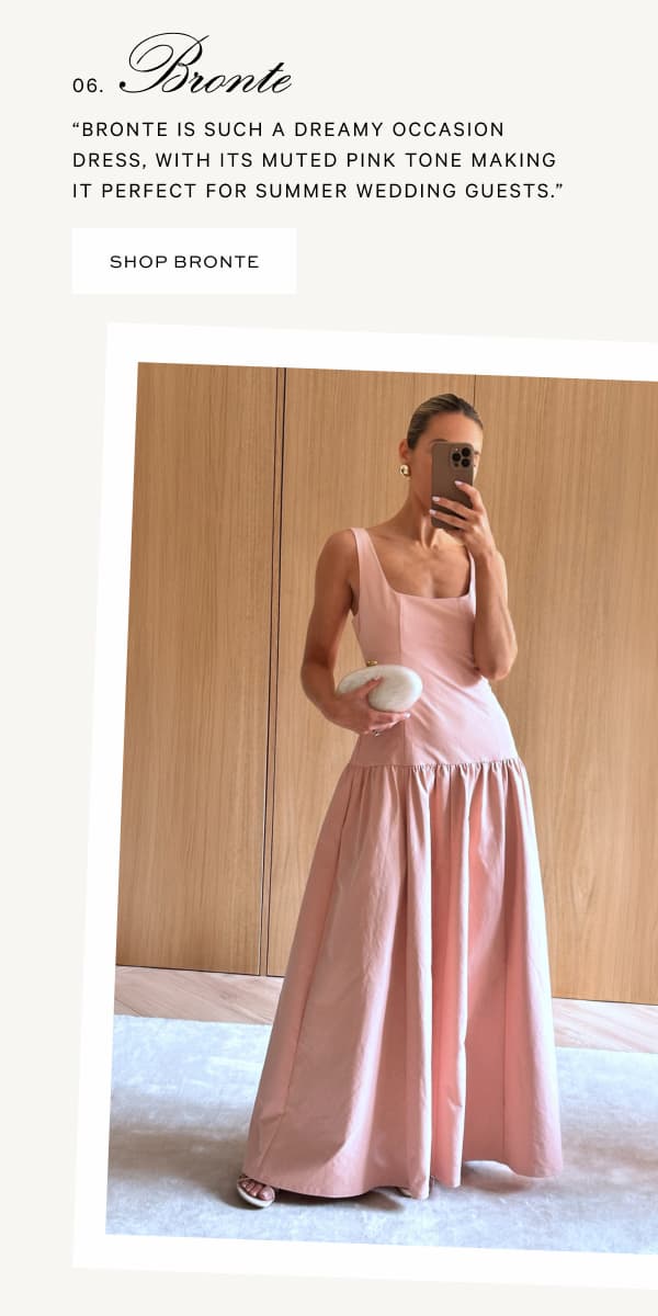 Bronte Square Neck Maxi Dress - Dusty Rose