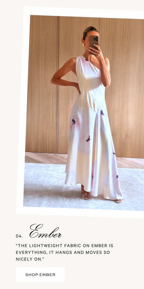 Ember One Shoulder Printed Midaxi Dress - Watercolour Poppy
