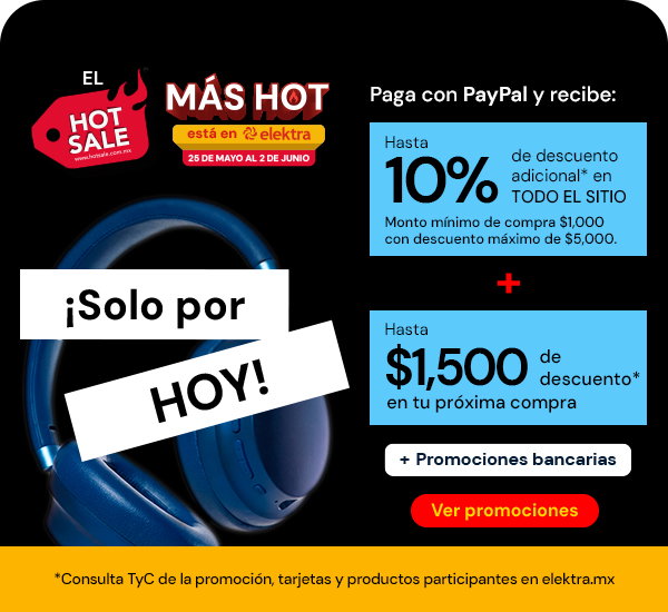 Promociones pago con PayPal