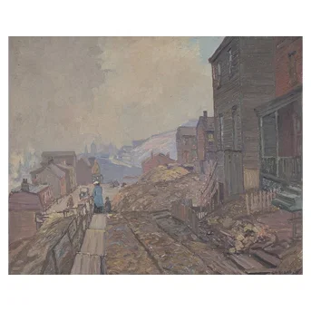 Edward Willis Redfield (American, 1869-1965) Overlooking Soho, Pittsburgh, 1918