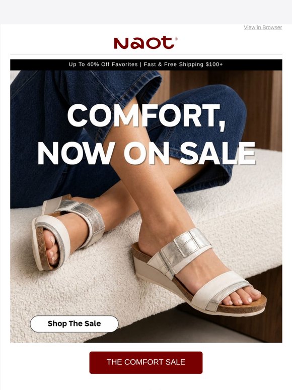 The Comfort Sale Starts Now