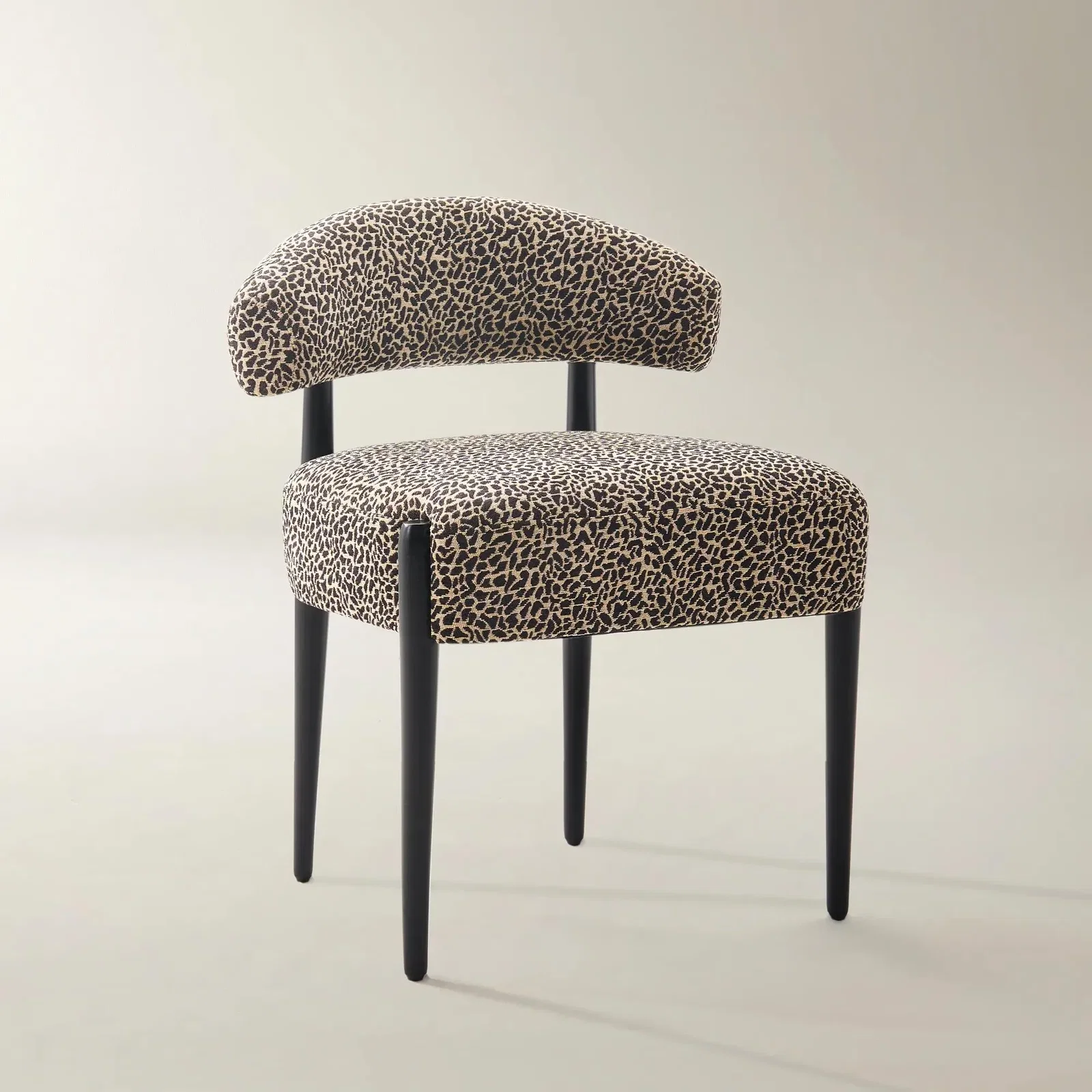 Image of Anna Dining Chair - Leopard - Set of 2