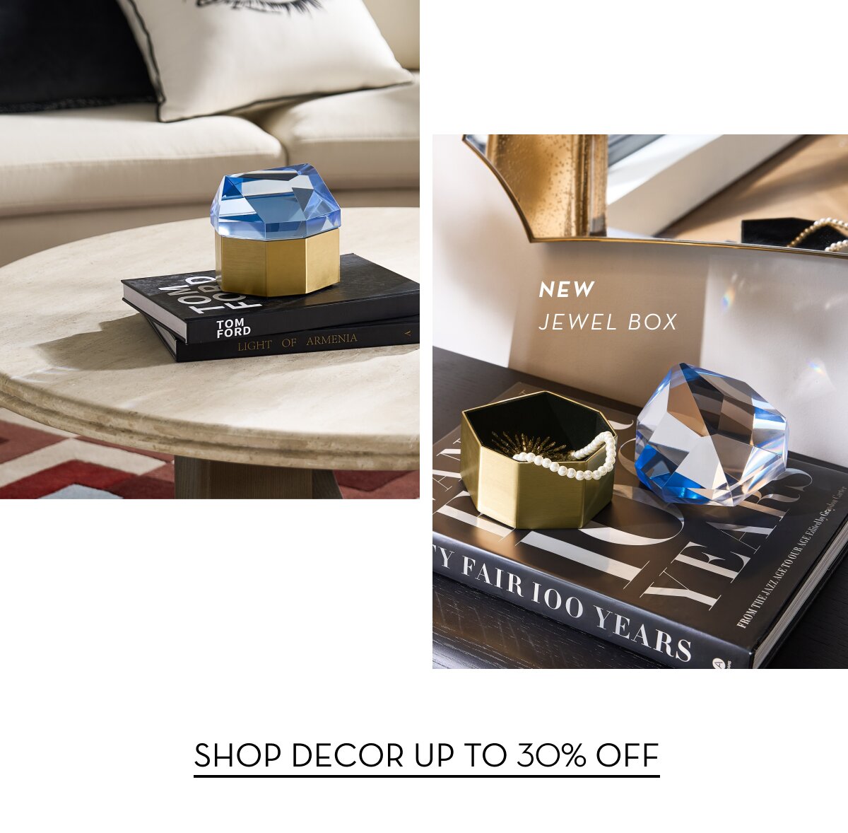 Shop decor, up to 30% off