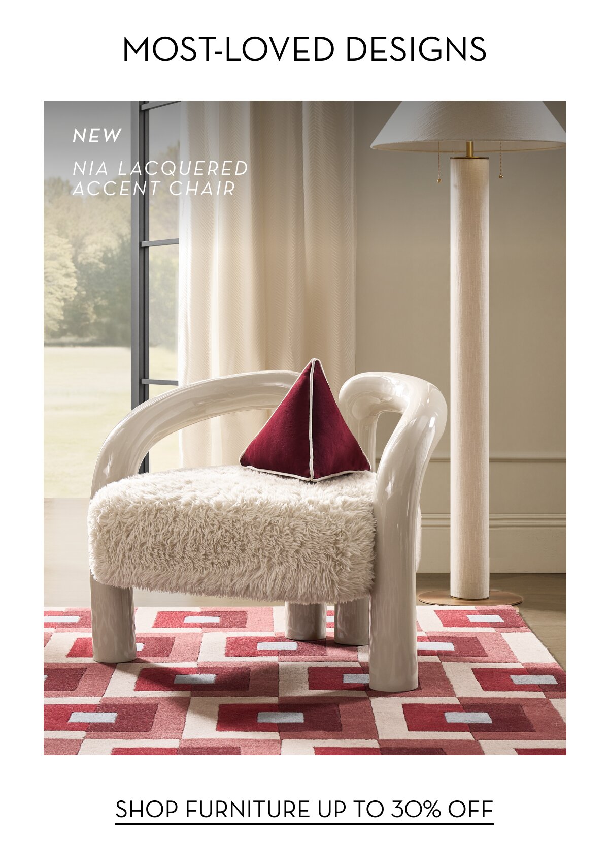 Shop furniture, up to 30% off