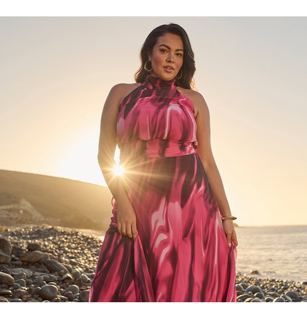 Vestido maxi halter