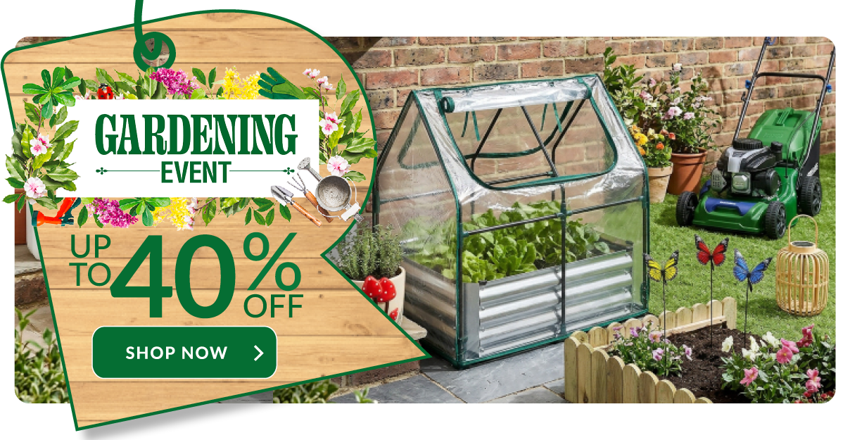 Gardening event - up to 40% off