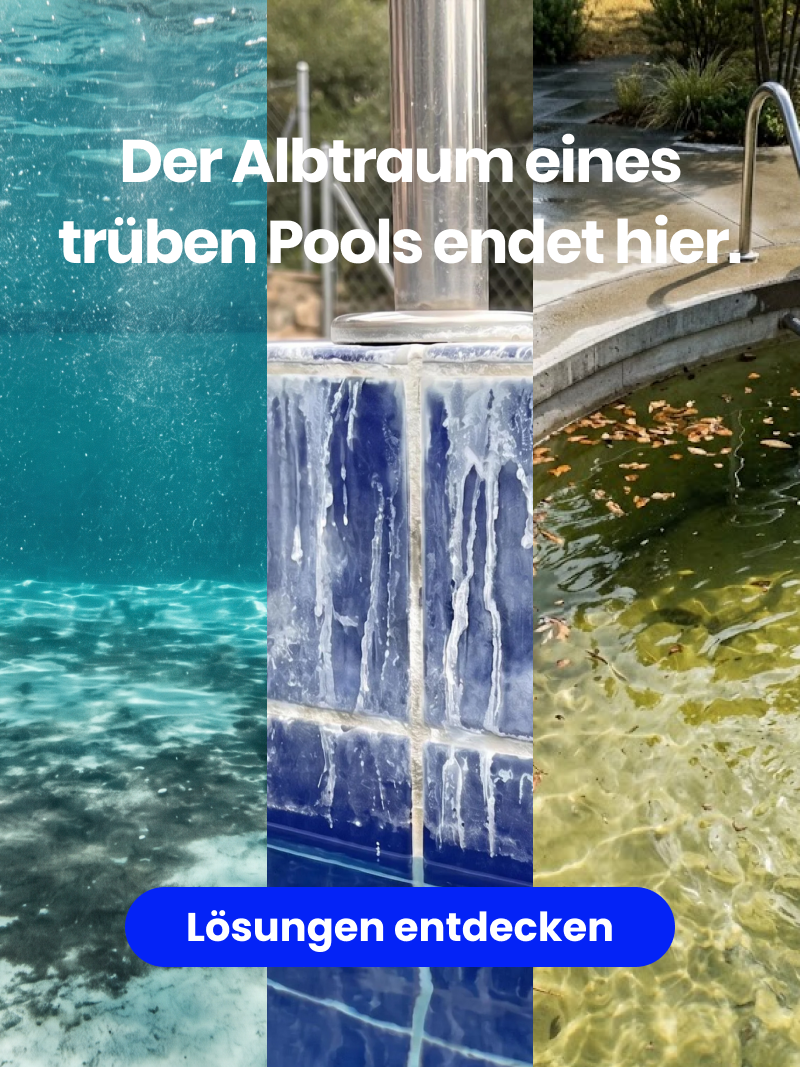 Der Albtraum eines trüben Pools endet hier.