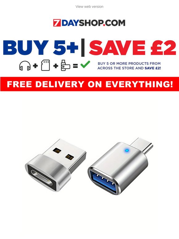 USB-A to USB-C Charging Adapters