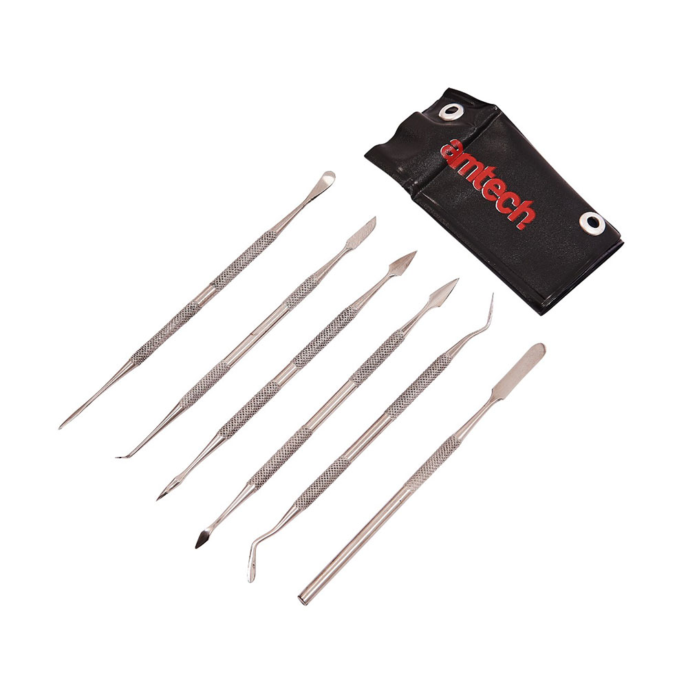 Amtech Wax Hand Carving Chisel Tool Sculpting Set Kit Model Clay Candle Craft - £7.99 delivered
