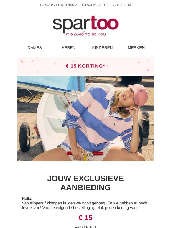 🎉 Pssst...15 euro korting staat voor je klaar in deze mail.