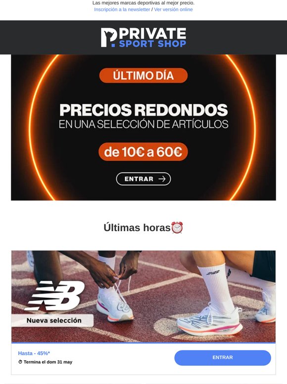 ⭕ Precios redondos: sólo quedan unas horitas…