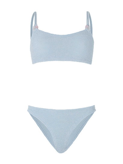 Cassie Bikini Metallic Ice Blue