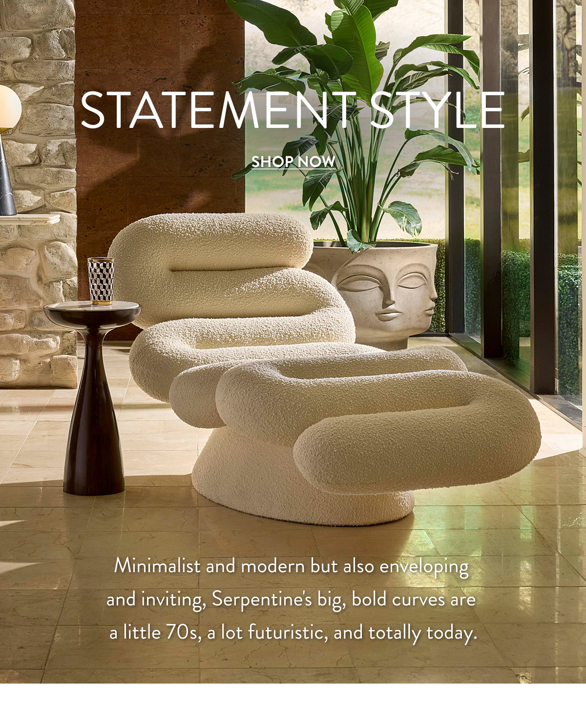 Serpentine Chaise