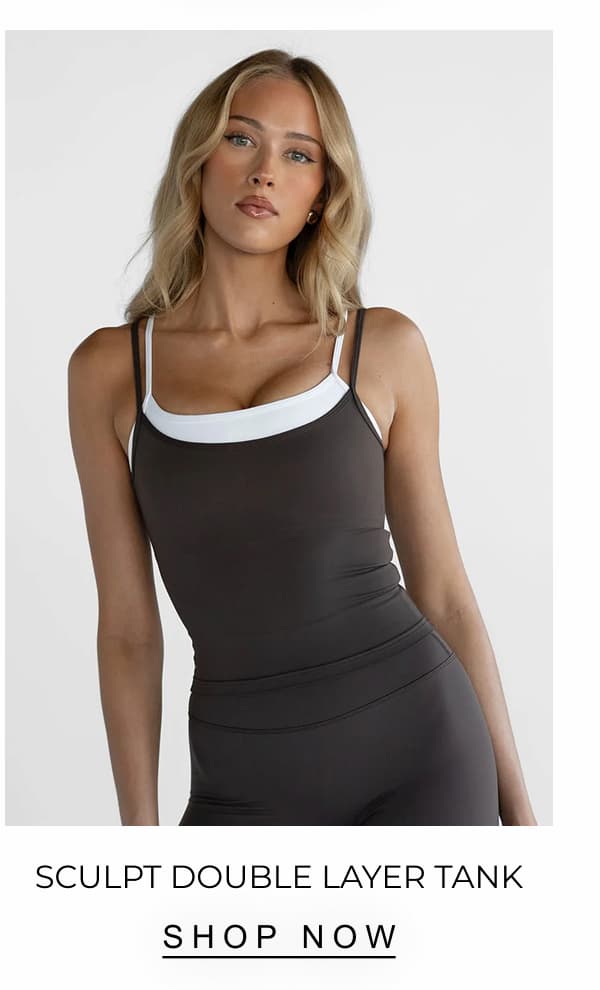 Sculpt Double Layer Tank | SHOP NOW 