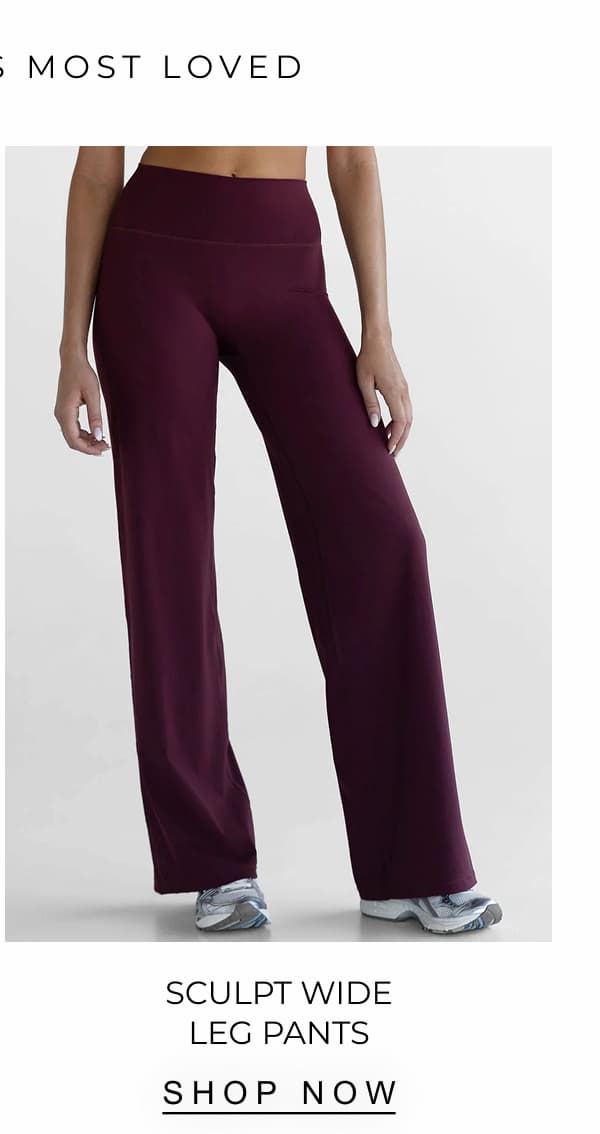 Sculpt Wide Leg Pants | SHOP NOW 
