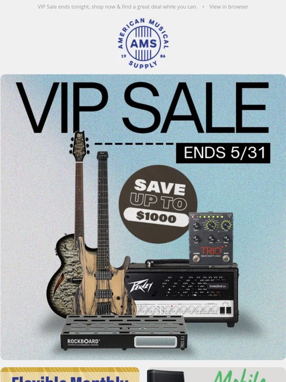 FINAL HOURS to Save Up to $1,000 on Popular Gear!