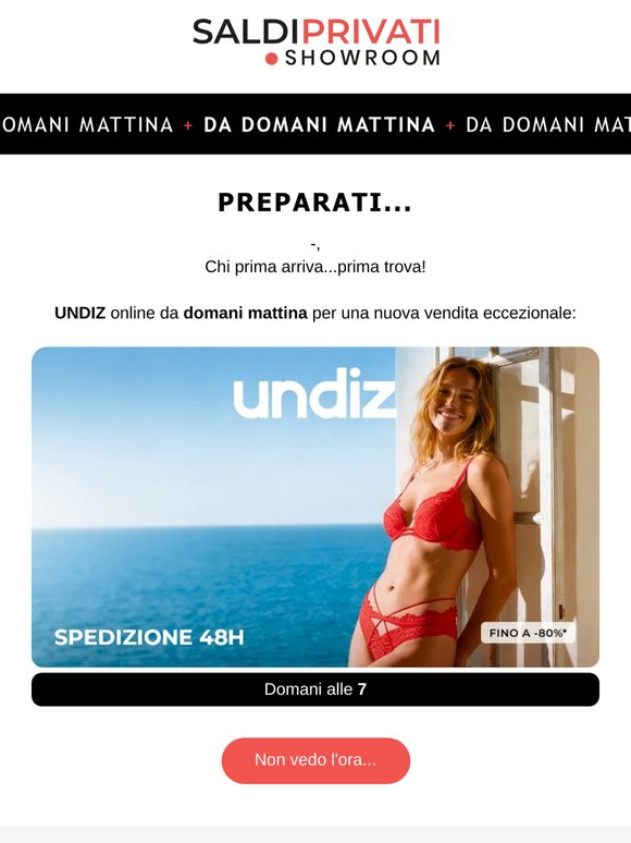 Stai aspettando UNDIZ ?