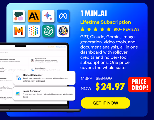 1minAI: Lifetime Subscription