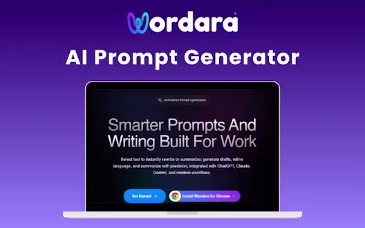 Wordara – AI Prompt Generator | Lifetime Access
