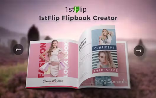 1stFlip: Professional HTML5 Flipbook Creator