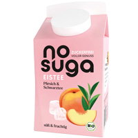 nosuga Bio Eistee Pfirsich & Schwarztee