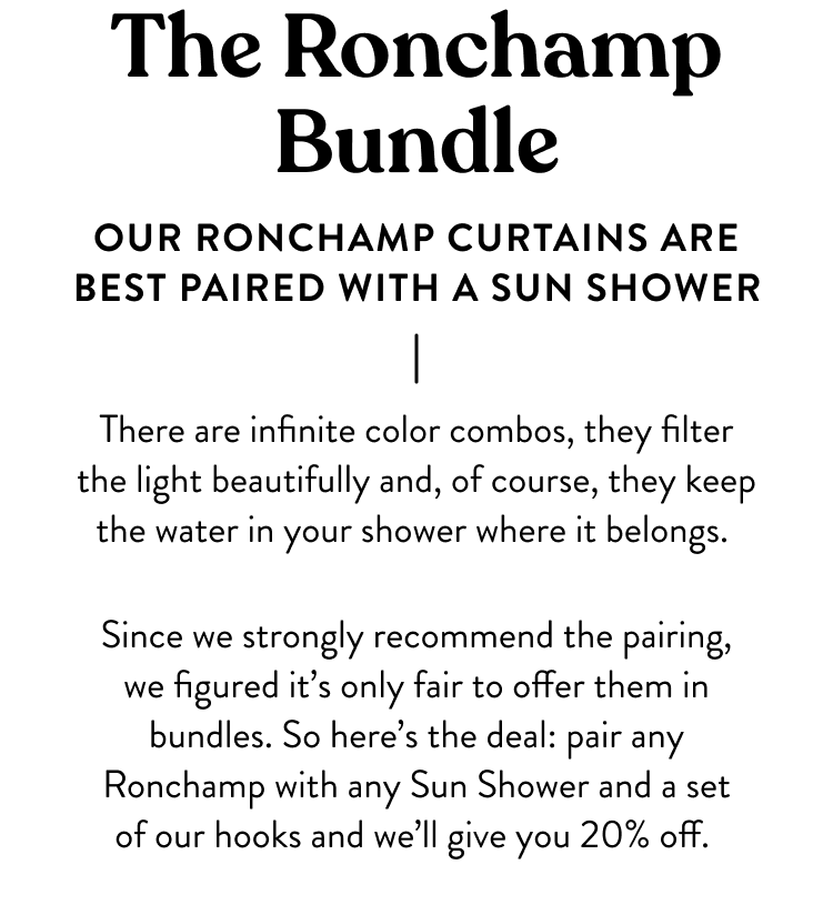 The ronchamp bundle 