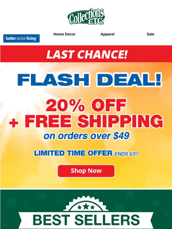 Don’t Miss This Flash Deal — Save 20%