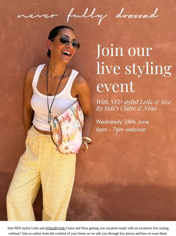 Live Styling Event 🌞