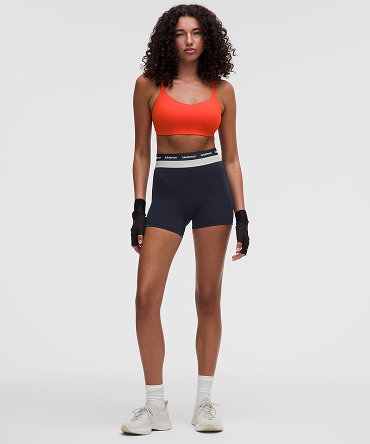 Contour-Seam High-Rise Shorts