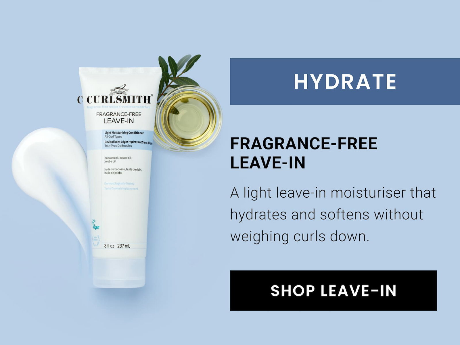 HYDRATE: Fragrance-Free Leave-In 