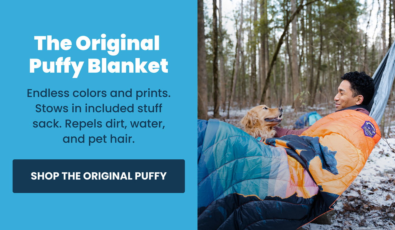 Give Dad the Original Puffy Blanket this Father's Day