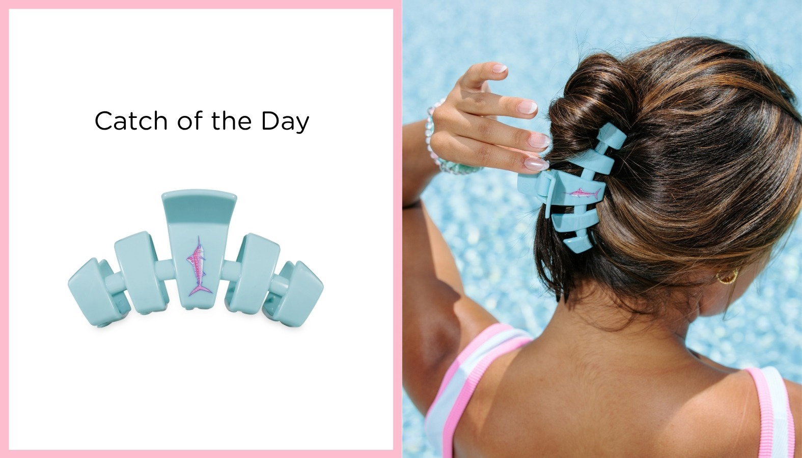 TELETIES Catch of the Day Classic Hair Clips