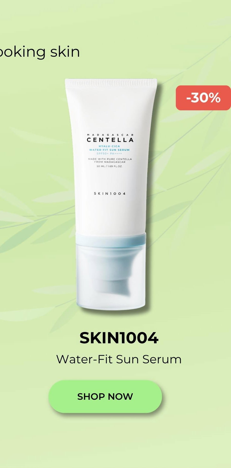 SKIN1004 Madagascar Centella Hyalu-Cica Water-Fit Sun Serum
