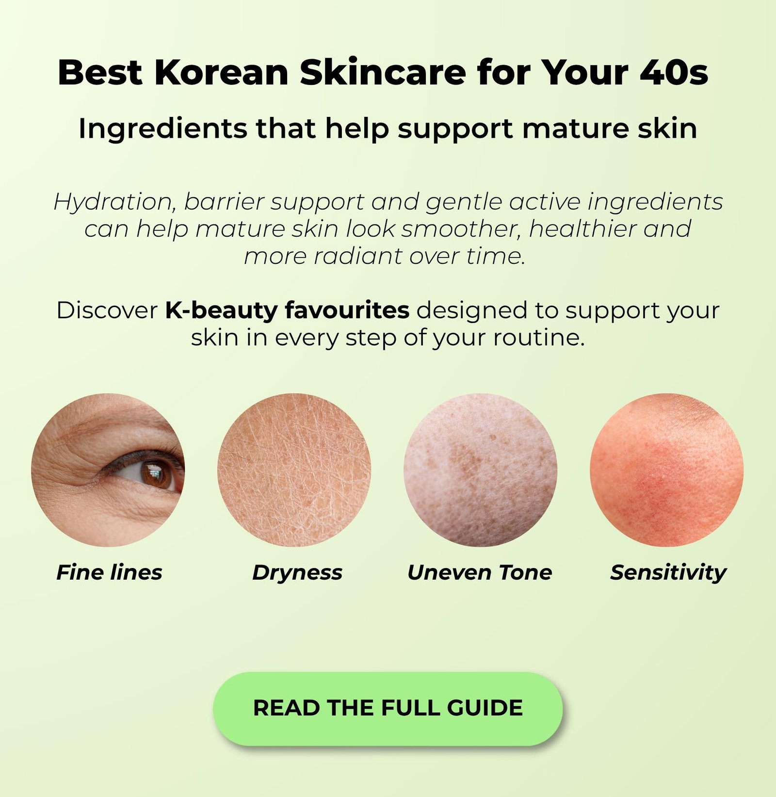 Best Korean Skincare for Your 40s: Ingredients That Truly Support Mature Skin