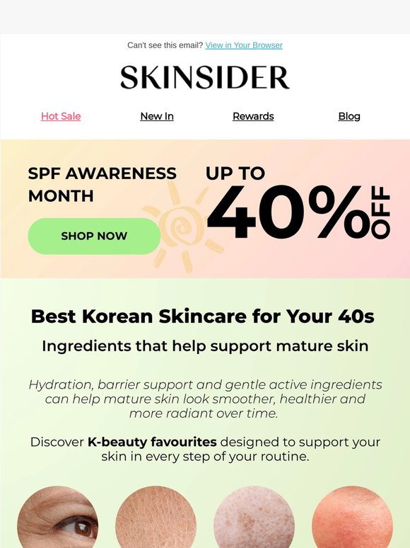 Skincare in Your 40s Starts with the Right Ingredients 🌿