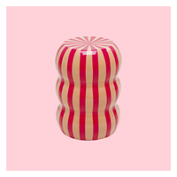 Beistelltisch Candy Stripes Pink Ø30cm