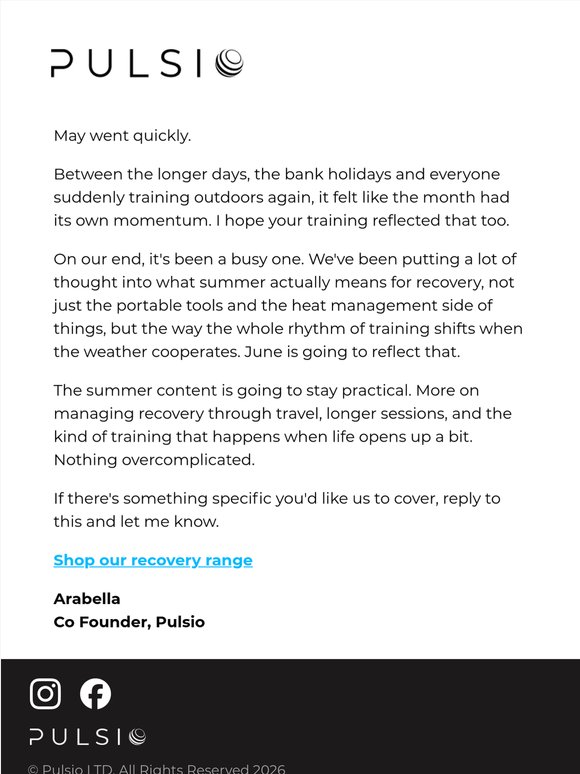 May done. Here's what June looks like.