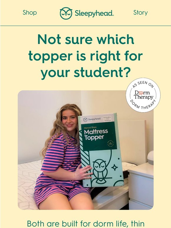 Not Sure Which Topper To Get? 👀 🛏️