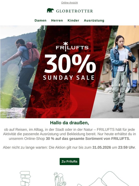 30 % auf FRILUFTS