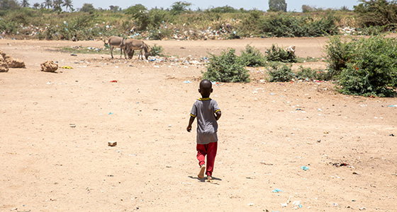 Kind Wüste Somalia. Foto: Makmende