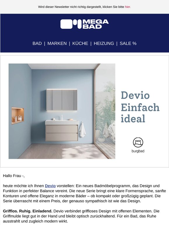 ✨ Burgbad Devio – die neue Linie für moderne Bäder