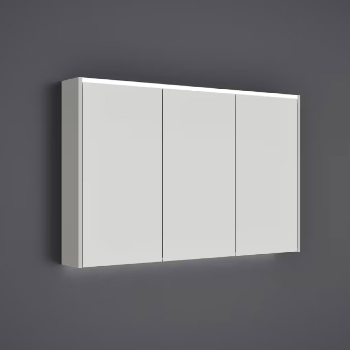 burgbad Devio Spiegelschrank 120 x 76,5 cm, Doppeltür links