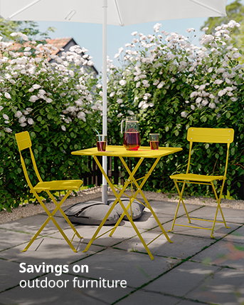 Savings on outdoor furniture