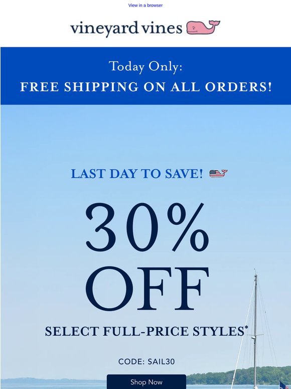 FINAL HOURS: 30% Off Select Styles ⏳