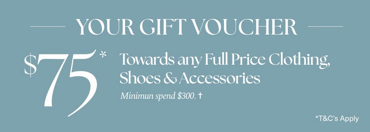$75 Gift Voucher is now live!